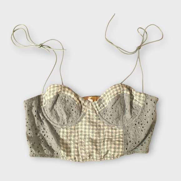 Urban Outfitters Sweet On You Gingham Bustier - Picture 4 of 6